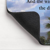 HÜBSCH SERENITY PRAYER PALM TREE FOTO DESIGN MOUSEPAD (Ecke)