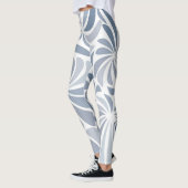Hübsch Soft Light Blue Gray Geometric Leggings (Links)
