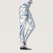 Hübsch Soft Light Blue Gray Geometric Leggings (Rechts)
