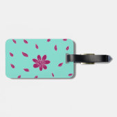 Hübsch Spaß Moderne Blume Gepäckmarke Gepäckanhänger (Rückseite horizontal)