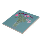 Hübsch Sweet Boho Wildblumen +Individuelle Name Fliese (Seite)