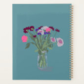 Hübsch Sweet Boho Wildblumen +Individuelle Name Planer (Rückseite)