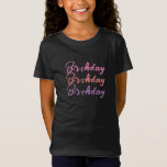 Hübsch Sweet Fun Birthday Girls T - Shirt<br><div class="desc">Farbenfroher Kindergeburtstag T - Shirt.</div>