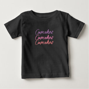 Hübsch Sweet Niedlich Cupcakes Baby T - Shirt