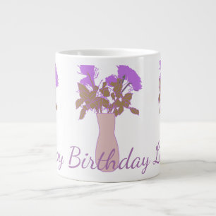 Hübsch Sweet Original Blume Illustration Women's Jumbo-Tasse