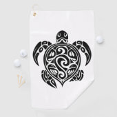 Hübsch Tattoo Diver Turtle Golfhandtuch (Insitu)