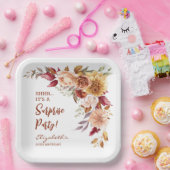 Hübsch Terracotta Fall Blumenüberraschung Geburtst Pappteller (Party)