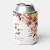 Hübsch Terracotta Herbstflorale Überraschung Gebur Dosenkühler (Kanne Rückseite)