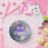 Hübsch texturierte Iris Pappteller (Party)