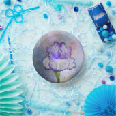 Hübsch texturierte Iris Pappteller (Party)