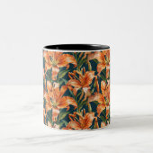 Hübsch Tiger Lily Floral Zweifarbige Tasse (Mittel)
