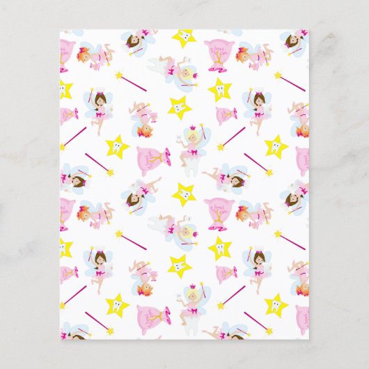 Hübsch Tooth Fairy Magic Wand White Teeth Flyer (Hinten)