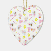 Hübsch Tooth Fairy Magic Wand White Teeth Keramik Ornament (Links)