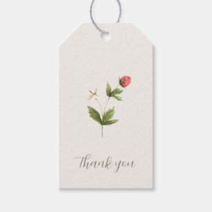 Hübsch Trendy Floral Bugs Woodland Vielen Dank Geschenkanhänger
