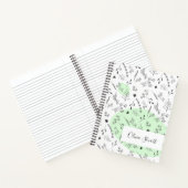 Hübsch trendy Minimalistisch Modernität Botanisch Notizblock (Innenseite)