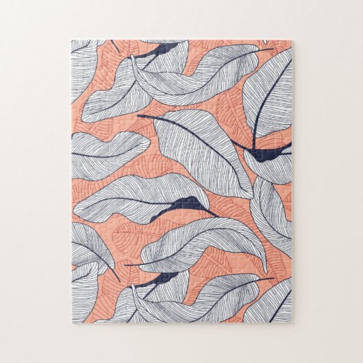 Hübsch tropische Flora Puzzle (Vertikal)