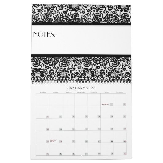 Hübsch u. beruflich kalender (Jan 2027)