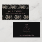 Hübsch u. beruflich visitenkarte (Vorne/Hinten)