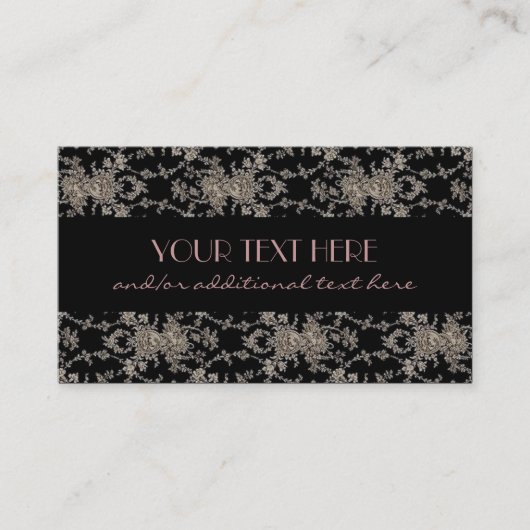 Hübsch u. beruflich visitenkarte (Vorderseite)