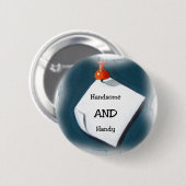 Hübsch UND handlich Button (Vorne & Hinten)