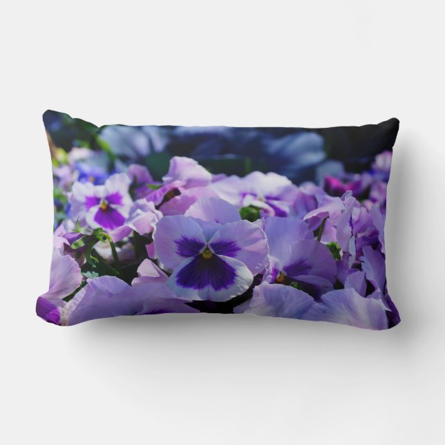 Hübsch und Lila! Lendenkissen (Vorderseite)