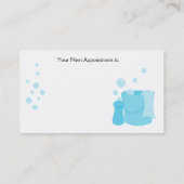 Hübsch und sauber terminkarte (Rückseite)