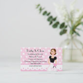 Hübsch und sauber terminkarte (Stehend Vorderseite)