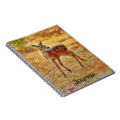 Hübsch und süß Baby Deer Fawn Journal Spiral Notizblock (Rechte Seite)