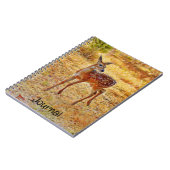 Hübsch und süß Baby Deer Fawn Journal Spiral Notizblock (Linke Seite)