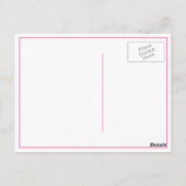 Hübsch Unicorn farbig Vielen Dank Postkarte (Rückseite)