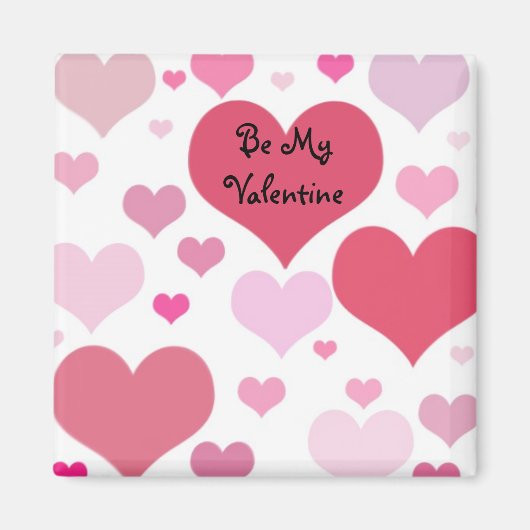 Hübsch Valentine Hearts Magnet (Vorne)