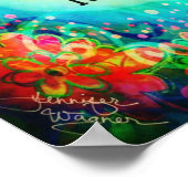 Hübsch Verließ es Gott zitiert Inspirivity Poster (Ecke)