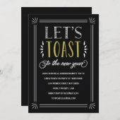 Hübsch Vintag | Silvester-Party Einladung (Vorne/Hinten)