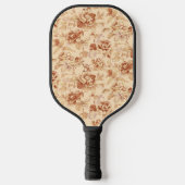Hübsch Vintage Blume Pickleball Schläger (Vorderseite)