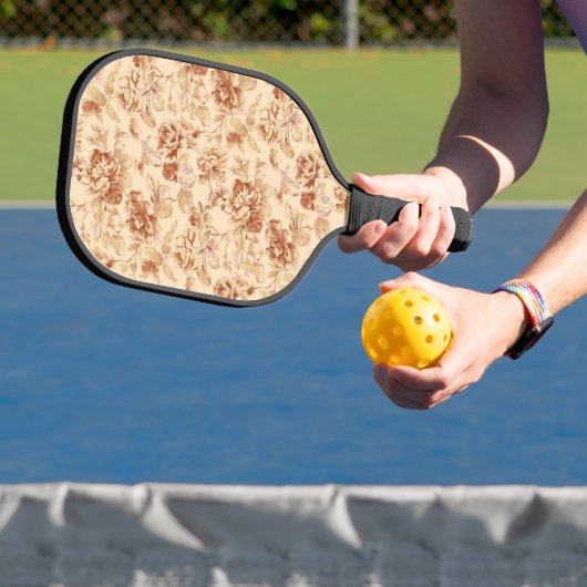 Hübsch Vintage Blume Pickleball Schläger (InSitu)