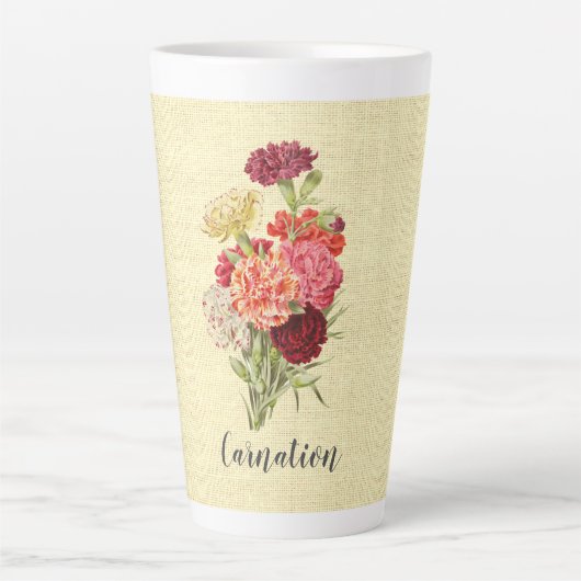 Hübsch Vintage Carnation Bouquet Milchtasse (Vorderseite)
