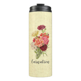 Hübsch Vintage Carnation Bouquet Thermosbecher