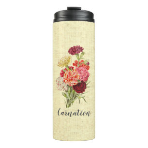 Hübsch Vintage Carnation Bouquet Thermosbecher