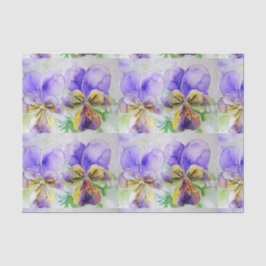 Hübsch Viola Blume Floral Lila Muster Violas Seidenpapier