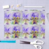 Hübsch Viola Blume Floral Lila Muster Violas Seidenpapier (Handwerk)
