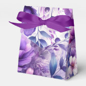 Hübsch-violette Blumen Geschenkschachtel (Vorderseite)