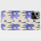 Hübsch-violette Blumen iPhone Hülle (Rückseite (Horizontal))