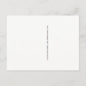 Hübsch-violette Blumen | Neue Adresse Ankündigungspostkarte (Rückseite)