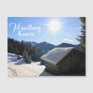 Hübsch Vorarlberg Österreich Magnetkarte