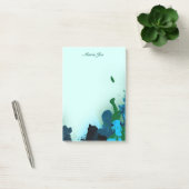 Hübsch Watercolor Confetti Spritzer Boarder Post-it Klebezettel (Büro)