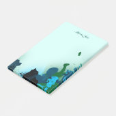 Hübsch Watercolor Confetti Spritzer Boarder Post-it Klebezettel (angewinkelt)