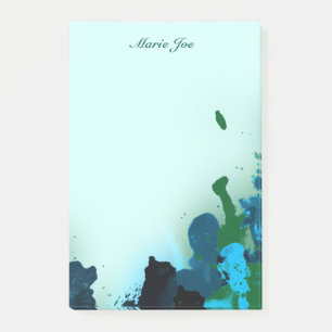 Hübsch Watercolor Confetti Spritzer Boarder Post-it Klebezettel