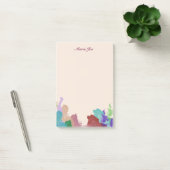 Hübsch Watercolor Confetti Spritzer Boarder Post-it Klebezettel (Büro)