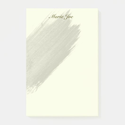 Hübsch Watercolor Confetti Spritzer Boarder Post-it Klebezettel (Vorderseite)