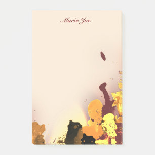 Hübsch Watercolor Confetti Spritzer Boarder Post-it Klebezettel